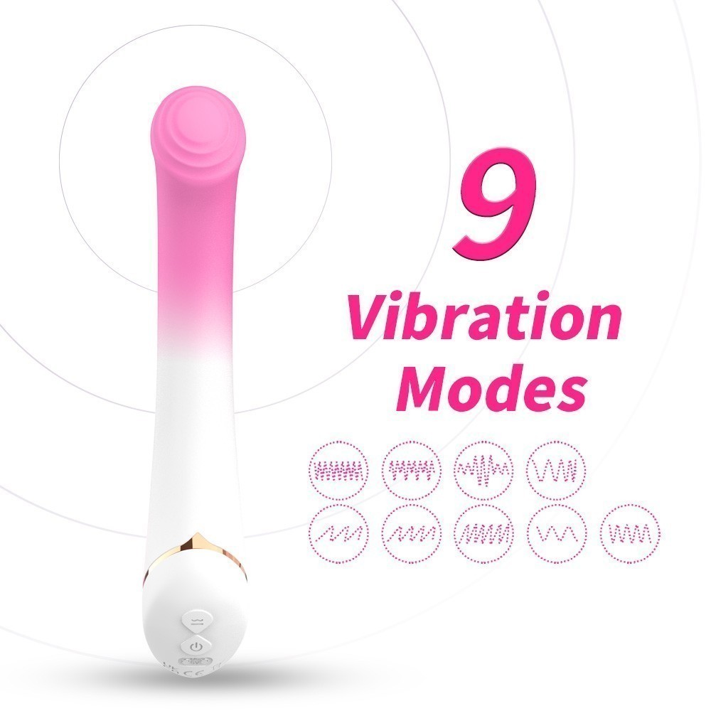 ВИБРОМАССАЖЁР L 195 мм D 31 мм, 9 режимов вибрации арт. USK-V26