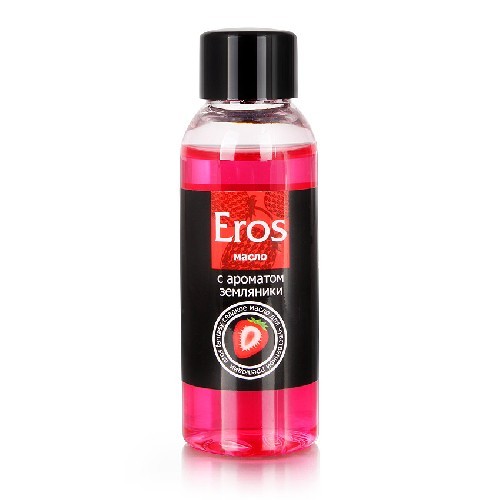 Масло массажное EROS FANTASY (с ароматом земляники)  флакон 50 мл арт. LB-13006
