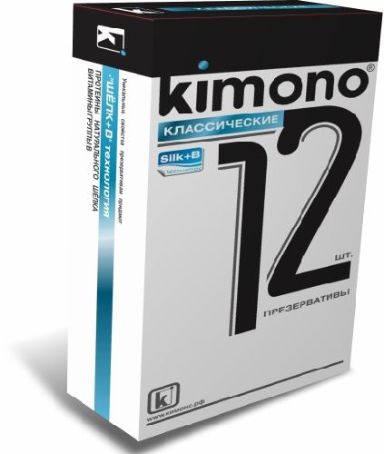 ПРЕЗЕРВАТИВЫ KIMONO (классические) 12 шт.