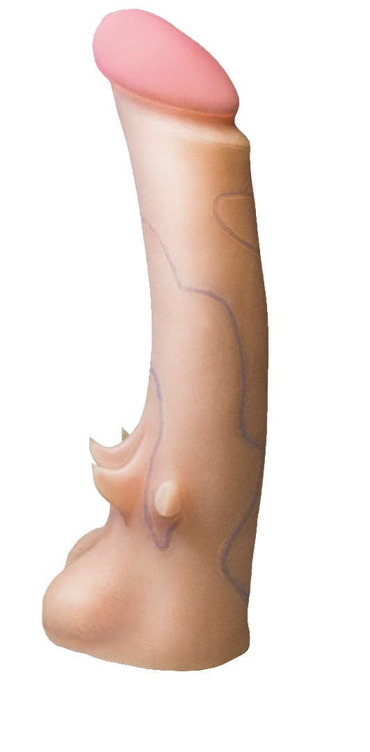 Насадка F REAL STANDART, L 155 мм D 32 мм, киберкожа арт. 865003