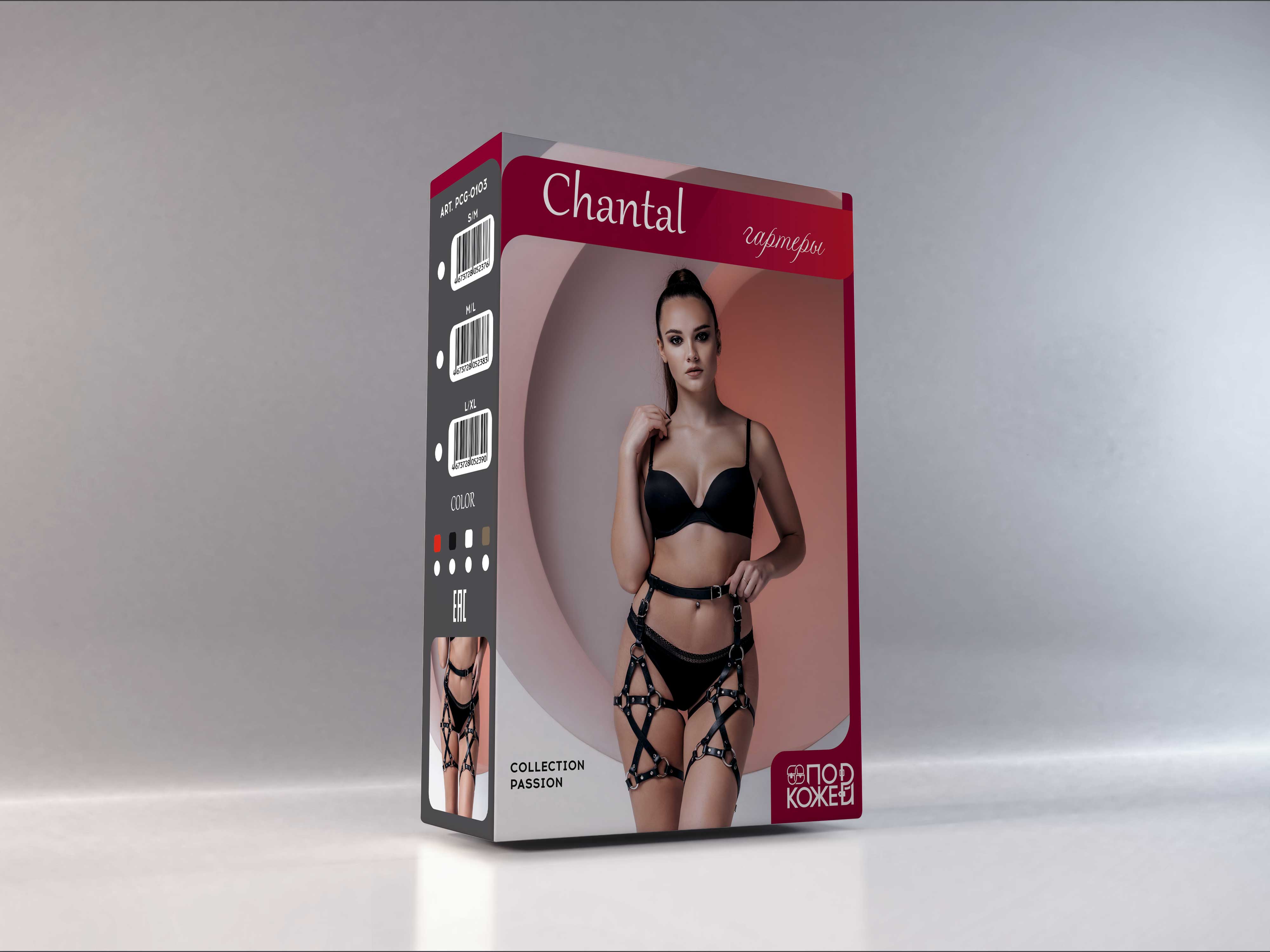 ГАРТЕРЫ CHANTAL размер S/M, арт. PCG-0103