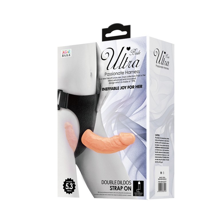 Фаллоимитатор двойной на трусиках L 135x102 мм D 34x28 мм  арт. BW-022077