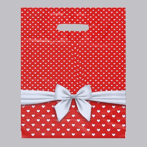 ПАКЕТ СКАРЛЕТ С ВЫРУБНОЙ РУЧКОЙ, 30х38 см, 35 мкм, арт. 5860316