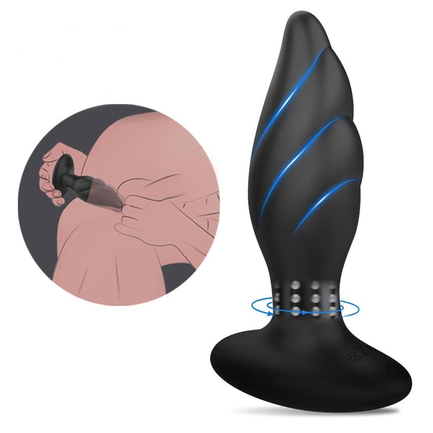 ВИБРОМАССАЖЁР 9 режимов вибрации, 9 режимов движения шариков, L рабочей части 114 мм D 42 мм, дистанционный пульт арт. SHD-S405-2 RCT