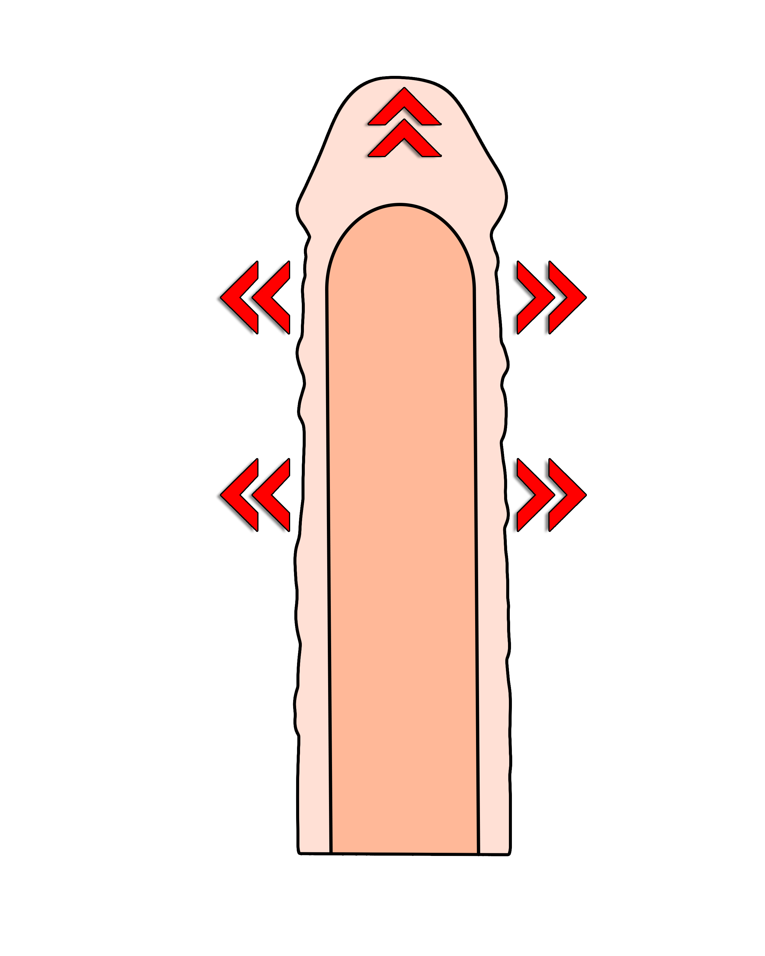 Фаллоудлинитель киберкожа COCK NEXT, L 200 мм D 38 мм, артикул 690303