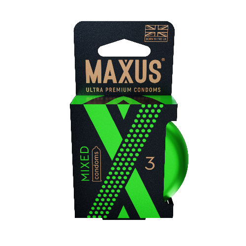 ПРЕЗЕРВАТИВЫ MAXUS MIXED №3 X-EDITION( микс-набор) в кейсе