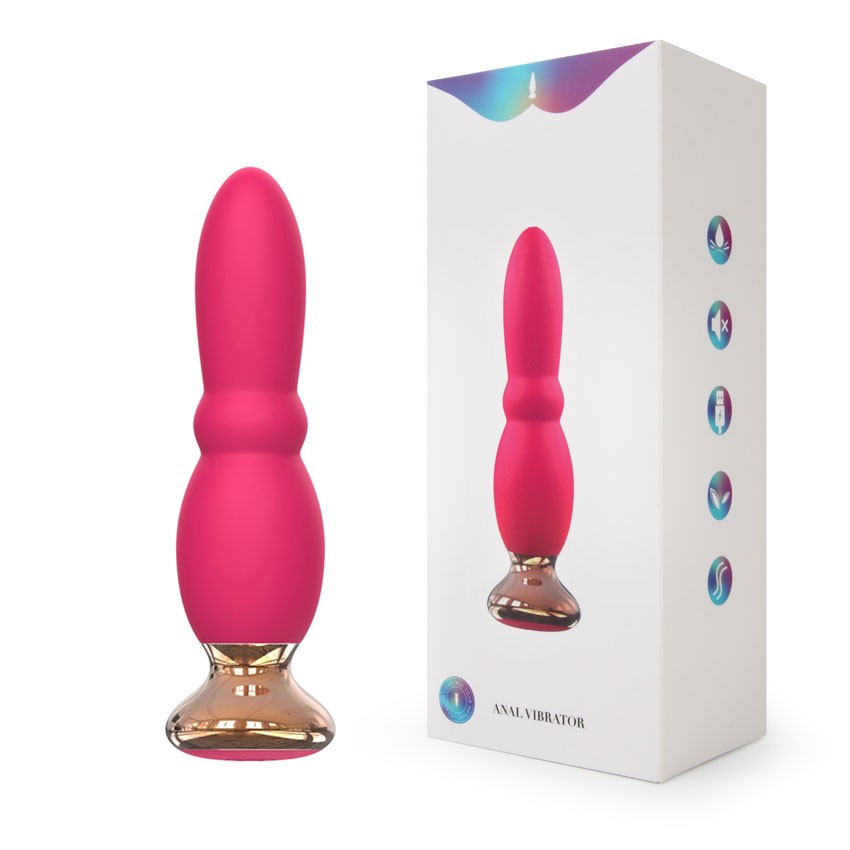 ВИБРОМАССАЖЁР 10 режимов вибрации, L рабочей части 120 мм, D 37 мм арт. MY-625