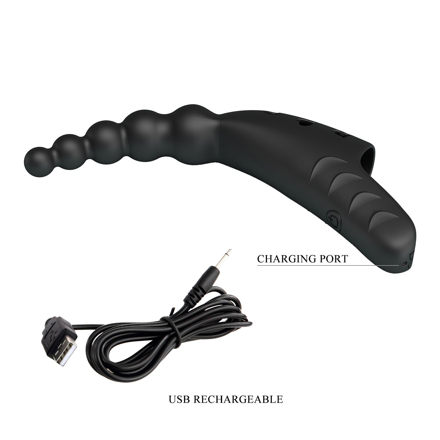 НАСАДКА С ВИБРАЦИЕЙ L 122 мм D 21x10 мм, 10 режимов вибрации арт. BI-300088