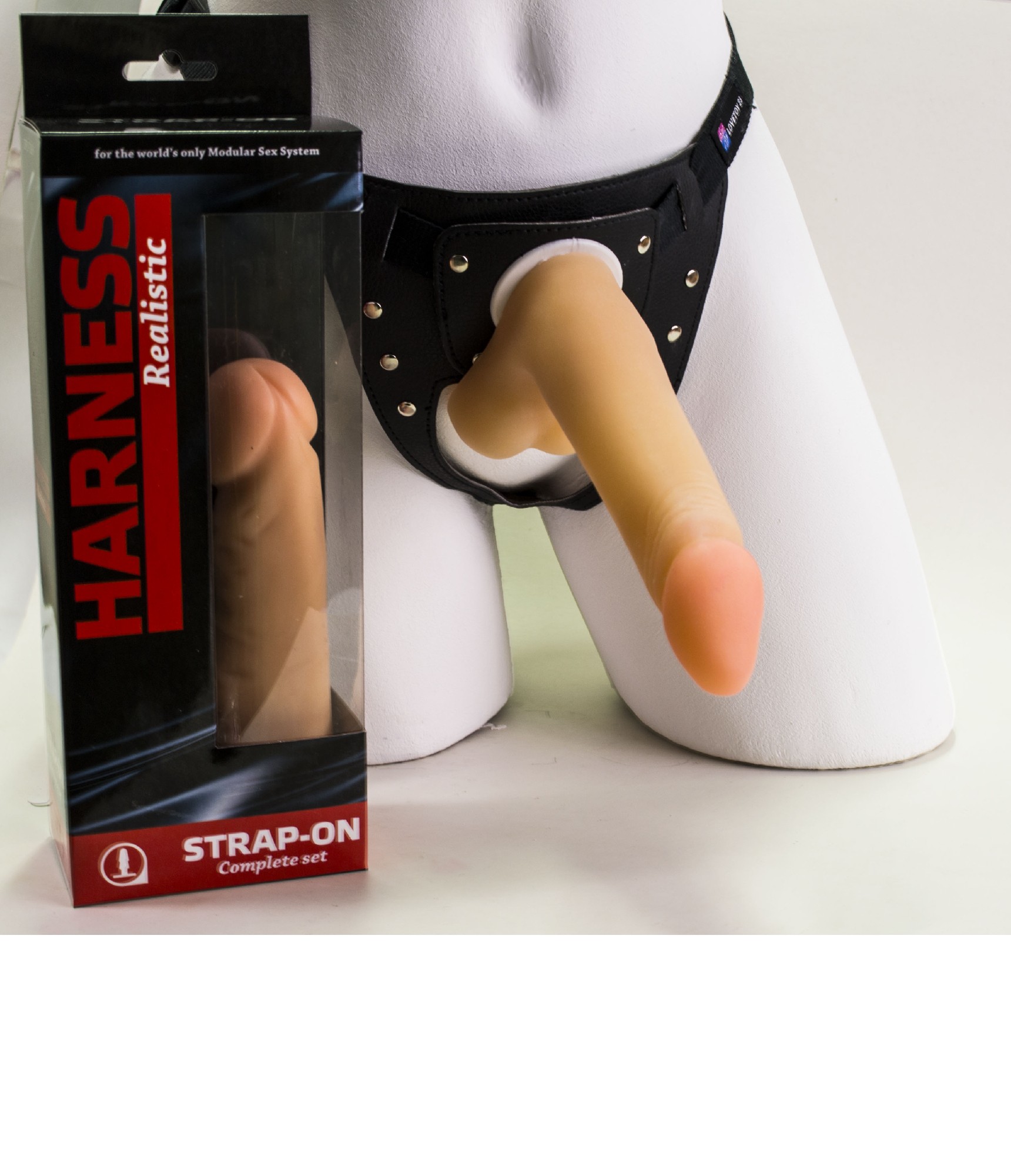 ФАЛЛОИМИТАТОР С ПОЯСОМ HARNESS L 178 мм D 38 мм арт. 285003