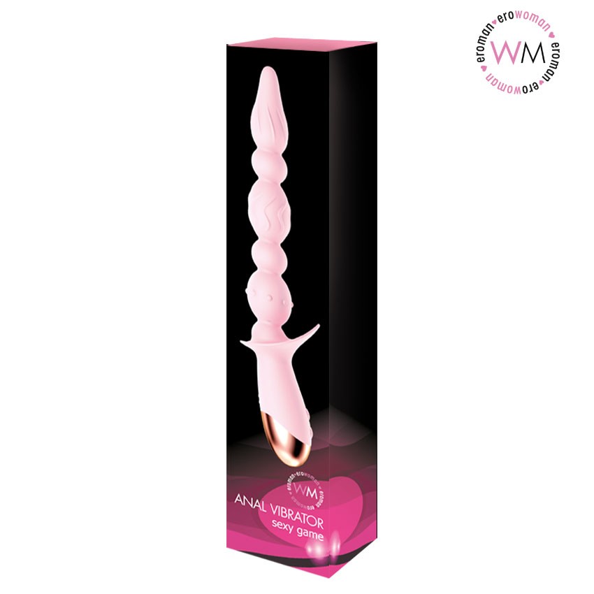 ВИБРОМАССАЖЁР 10 режимов вибрации, L рабочей части 180 мм D 30 мм арт. EE-10290