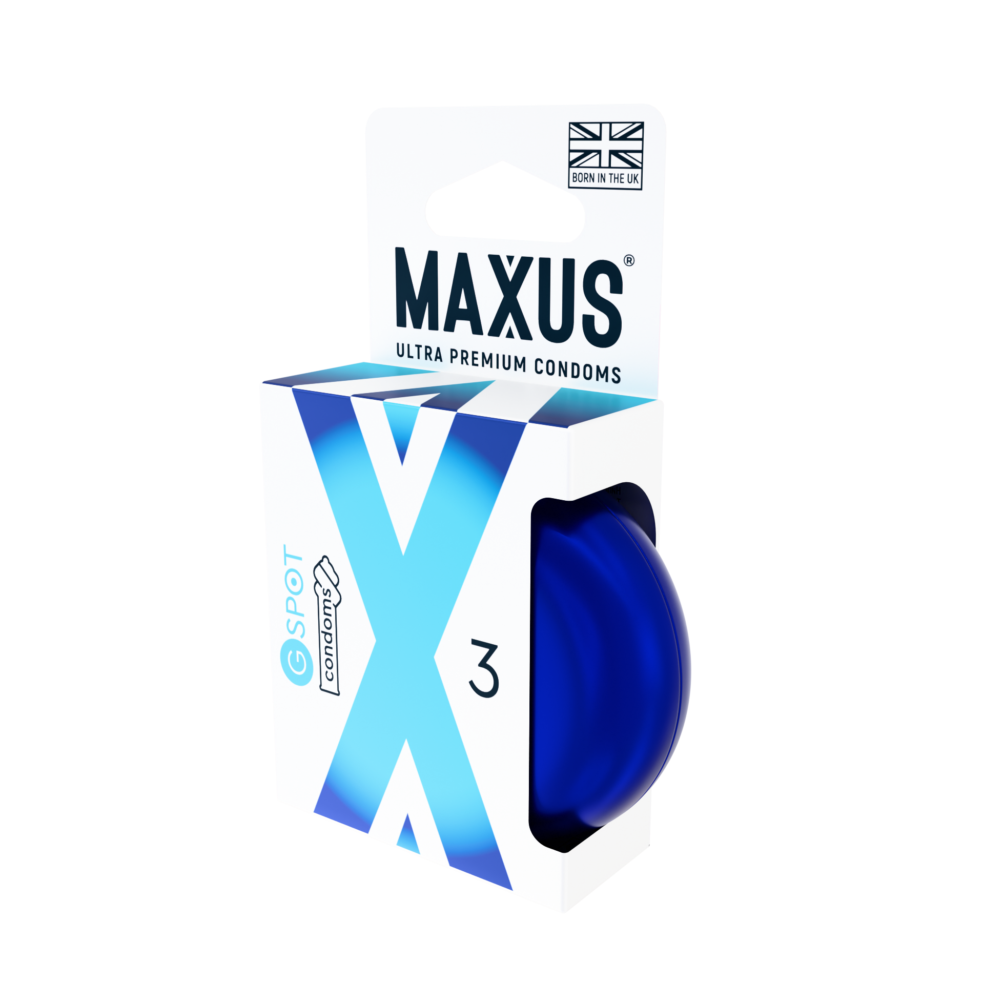 ПРЕЗЕРВАТИВЫ MAXUS G SPOT № 3 X-EDITION  (гладкие, двойная спираль) в кейсе