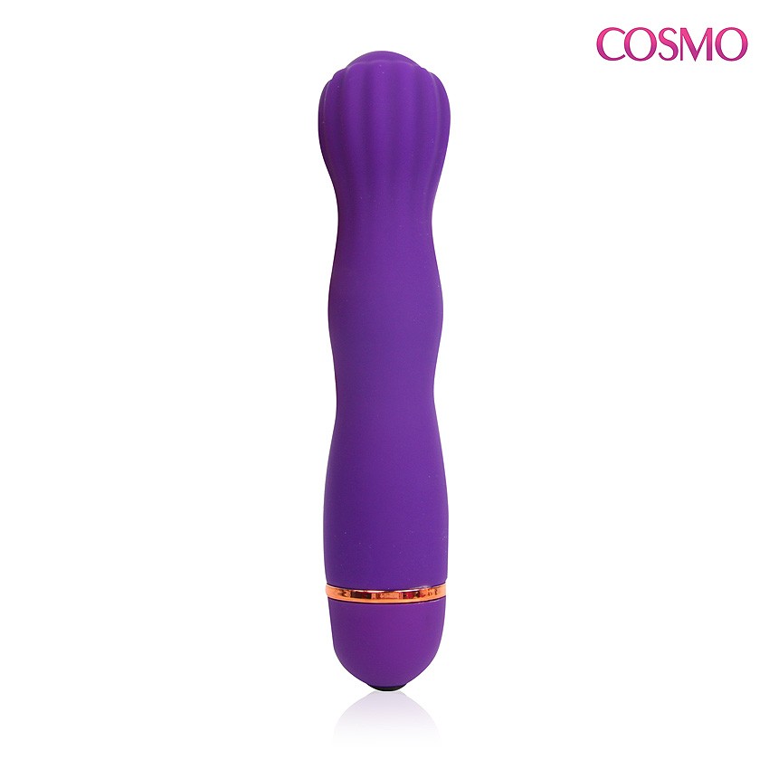 ВИБРОМАССАЖЁР 20 режимов вибрации, L 137 мм D 37 мм, цвет фиолетовый арт. CSM-23097
