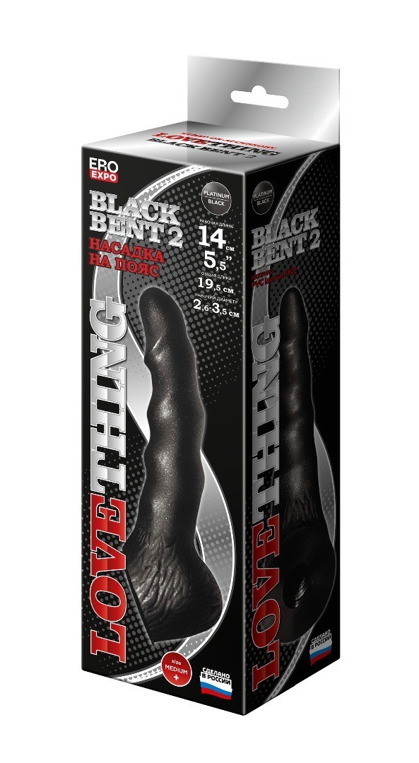 Втулка анальная BLACK BENT 2, L 140 мм, D 30 мм цвет чёрный арт. 132104