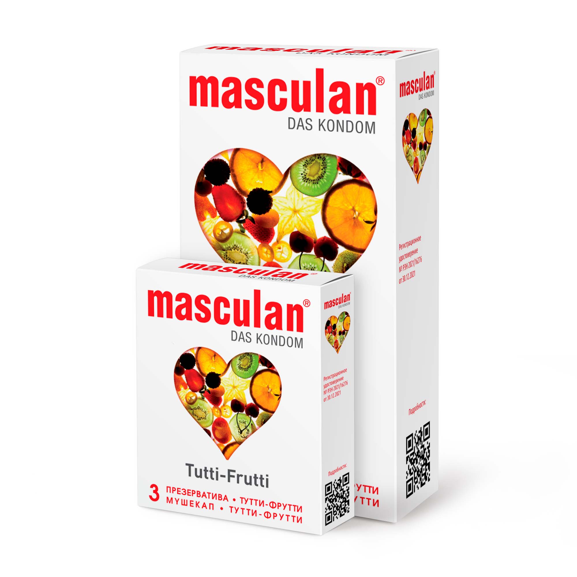 ПРЕЗЕРВАТИВЫ MASCULAN 1 ULTRA № 3 (НЕЖНЫЕ С АРОМАТОМ ТУТТИ-ФРУТТИ) 3 штуки