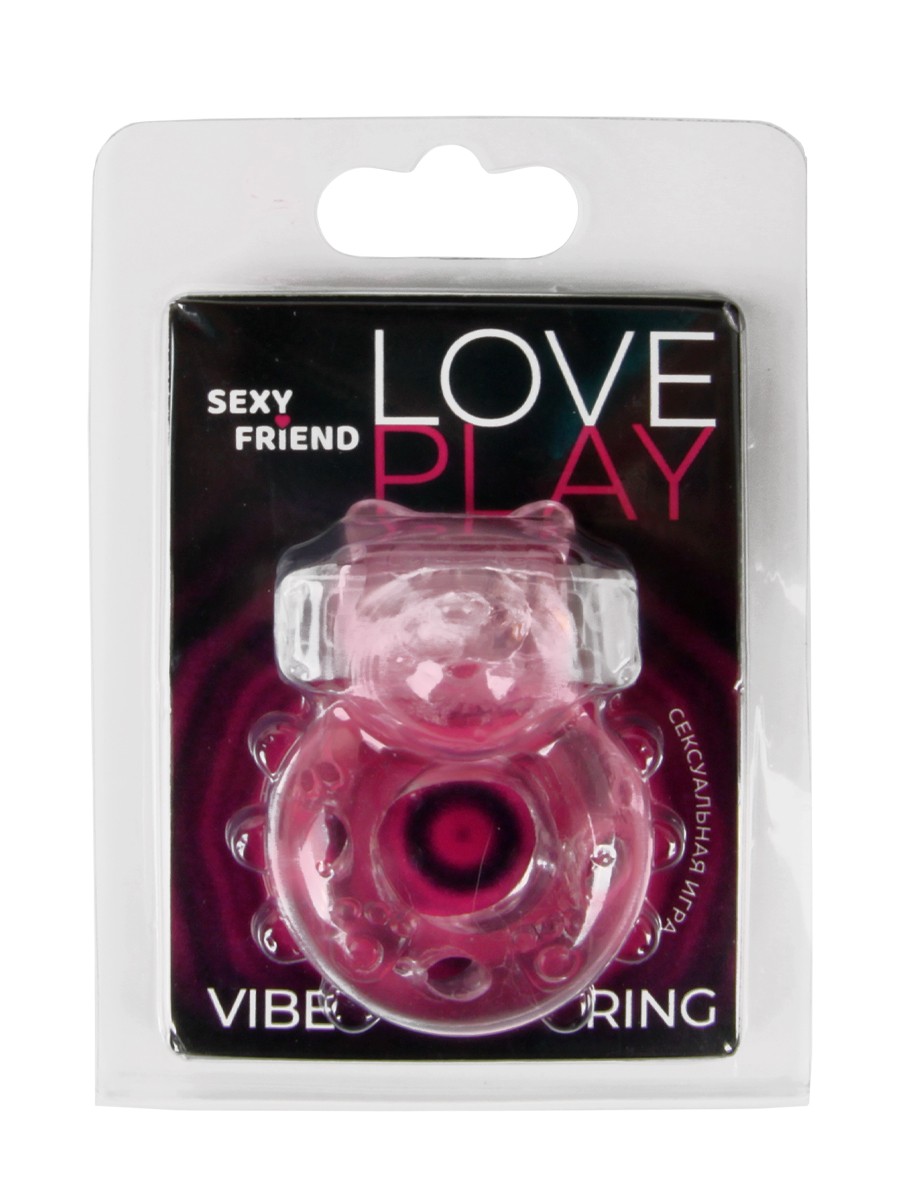 КОЛЬЦО ЭРЕКЦИОННОЕ С ВИБРАЦИЕЙ арт. SF-70303