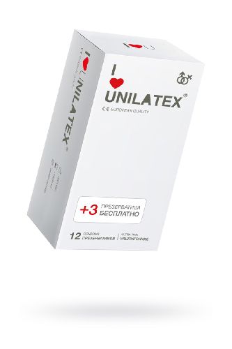 ПРЕЗЕРВАТИВЫ UNILATEX "ULTRA THIN" ультратонкие, 12 шт., арт. 3015