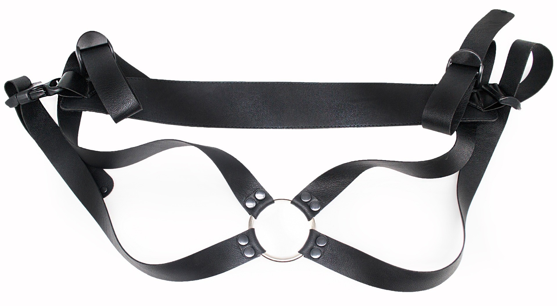 ПОЯС С КОЛЬЦОМ УНИВЕРСАЛЬНЫЙ С БАНДАЖОМ И ФАЛЛОИМИТАТОРОМ Dmax 50 мм, Lраб 155 мм, арт. 275501