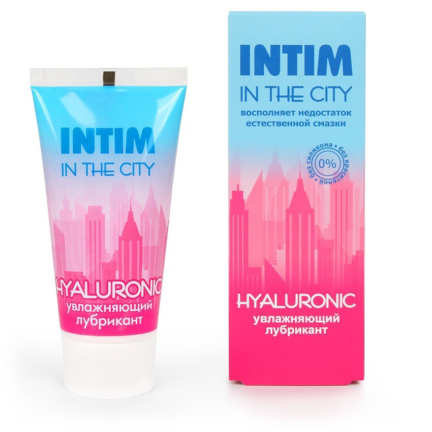Лубрикант увлажняющий Intim in the city hyaluronic по ТУ 21.20.23-011-25074123-2021, 60 г арт. LB-60008m