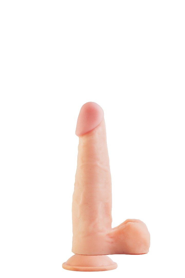 ВИБРАТОР REAL STANDART НА ПРИСОСКЕ С ПУЛЬТОМ Д/У, L 185 мм, D 45 мм арт. 021643