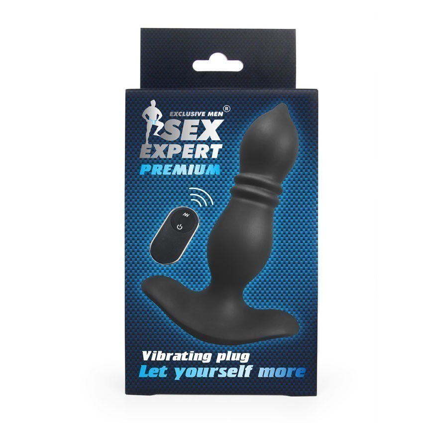 ВИБРОМАССАЖЁР, L рабочей части 127 мм D 37 мм, 9 режимов вибрации, 9 режимов возвратно-поступательных движений, дистанционный пульт арт. SEM-55219