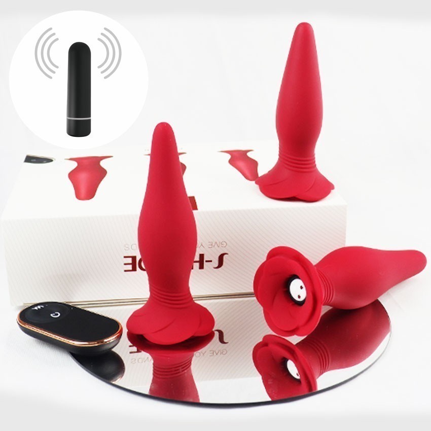 ВИБРОМАССАЖЁР (один вибратор, три насадки) 9 режимов вибрацииарт, L 108x123x140 мм D 30x34x38 мм, дистанционный пульт  SHD-S565-2 RCT