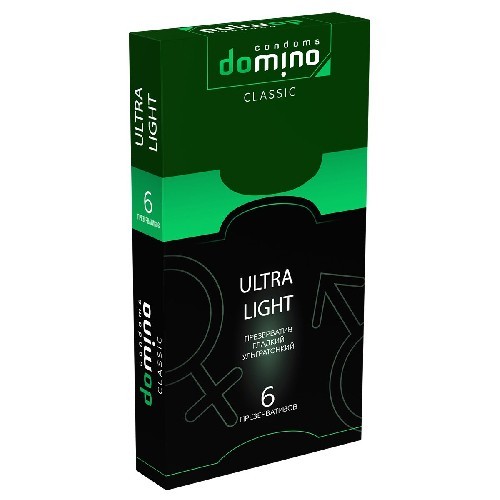 ПРЕЗЕРВАТИВЫ DOMINO CLASSIC ULTRA LIGHT 6 штук