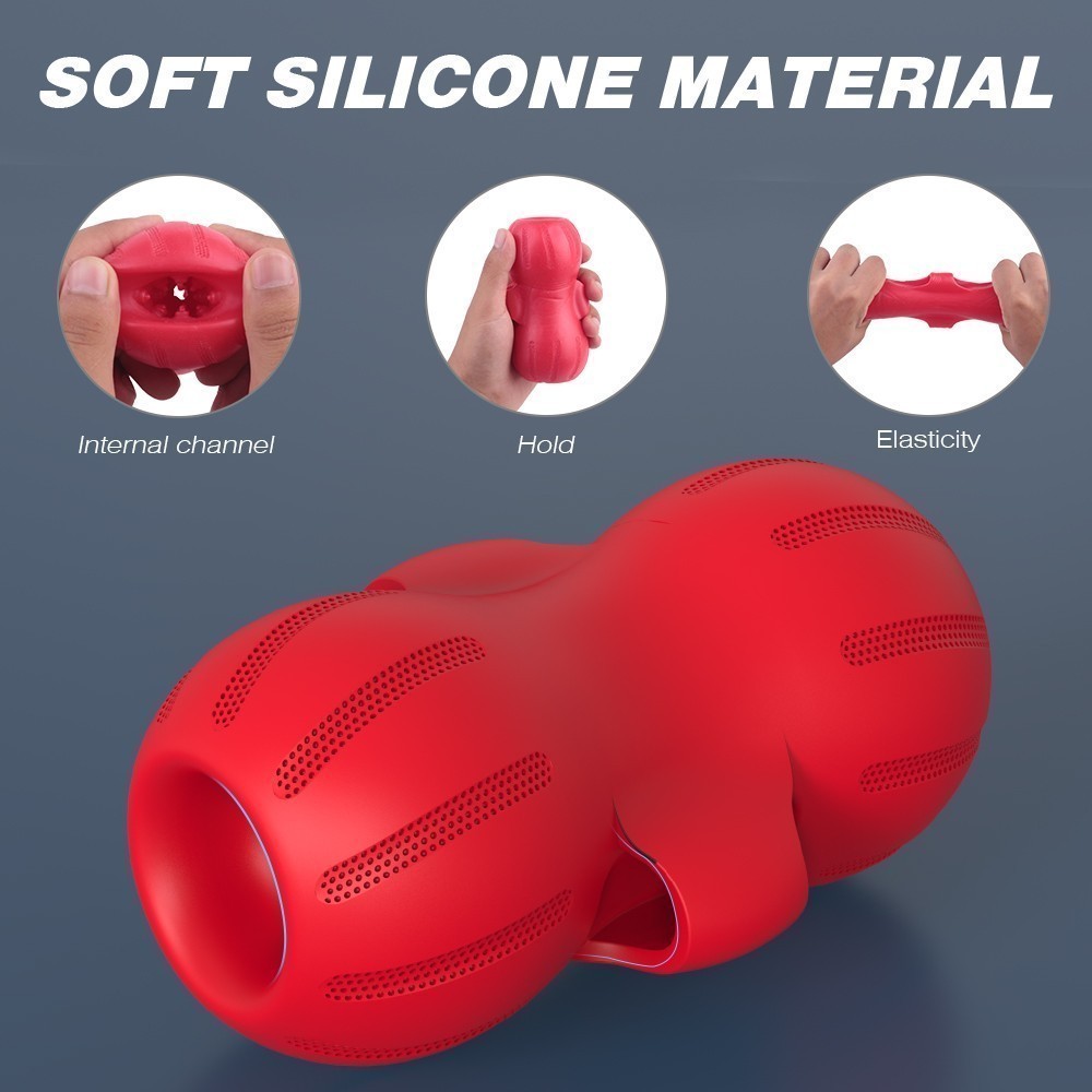 МАСТУРБАТОР С ВИБРАЦИЕЙ вес 197 г, 9 режимов вибрации, 3 скорости арт. SHD-S355-2