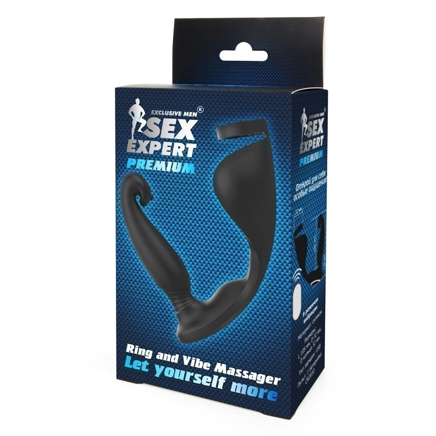 ВИБРОМАССАЖЁР L 128 мм D 30 мм, 9 режимов вибрации арт. SEM-55235