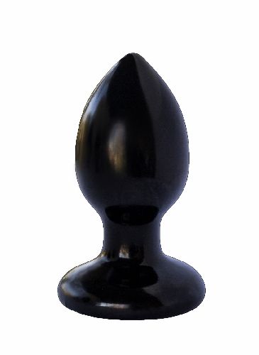 ПЛАГ-МАССАЖЕР ДЛЯ ПРОСТАТЫ BLACK MAGNUM 7 В ЛАМИНАТЕ L 100 мм, D 45 мм, цвет чёрный арт. 420700