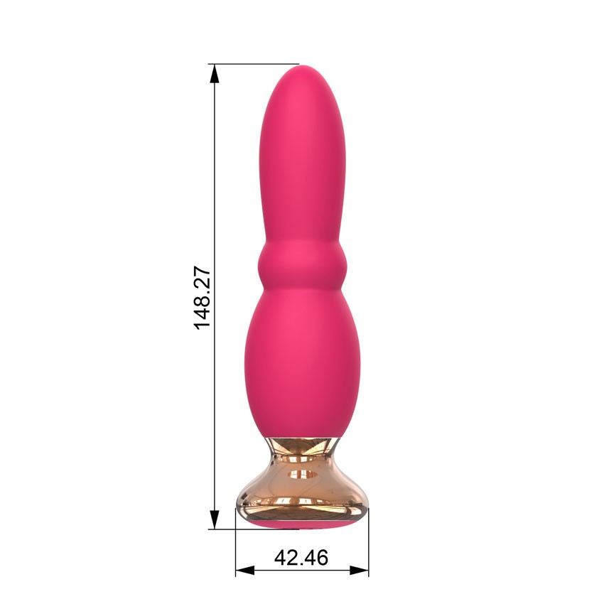 ВИБРОМАССАЖЁР 10 режимов вибрации, L рабочей части 120 мм, D 37 мм арт. MY-625