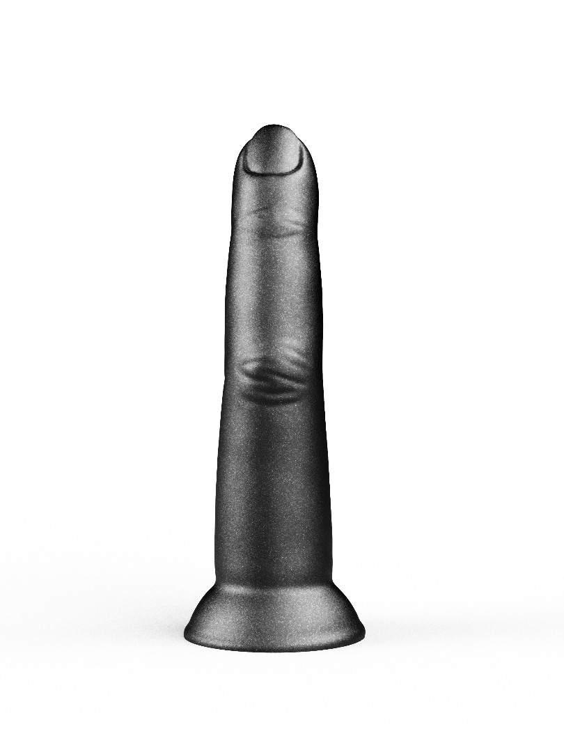 Палец анальный чёрный на присоске RU TO ANSWER USA, L 150 мм, Dmax 30 мм арт. 427003