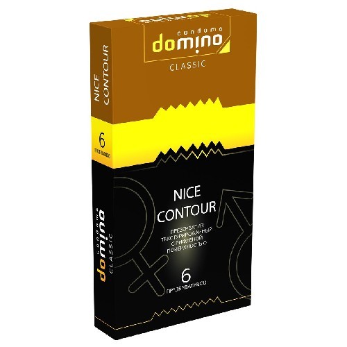 ПРЕЗЕРВАТИВЫ DOMINO CLASSIC NICE CONTOUR 6 штук