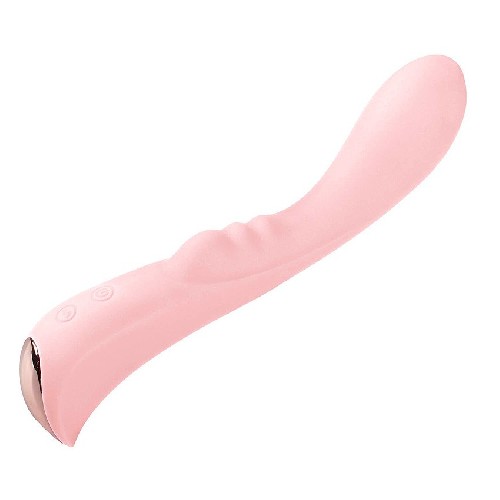 ВИБРОМАССАЖЁР L 191 мм D 34 мм, 10 режимов вибрации, цвет светло-розовый арт. EK-8601 BBPK