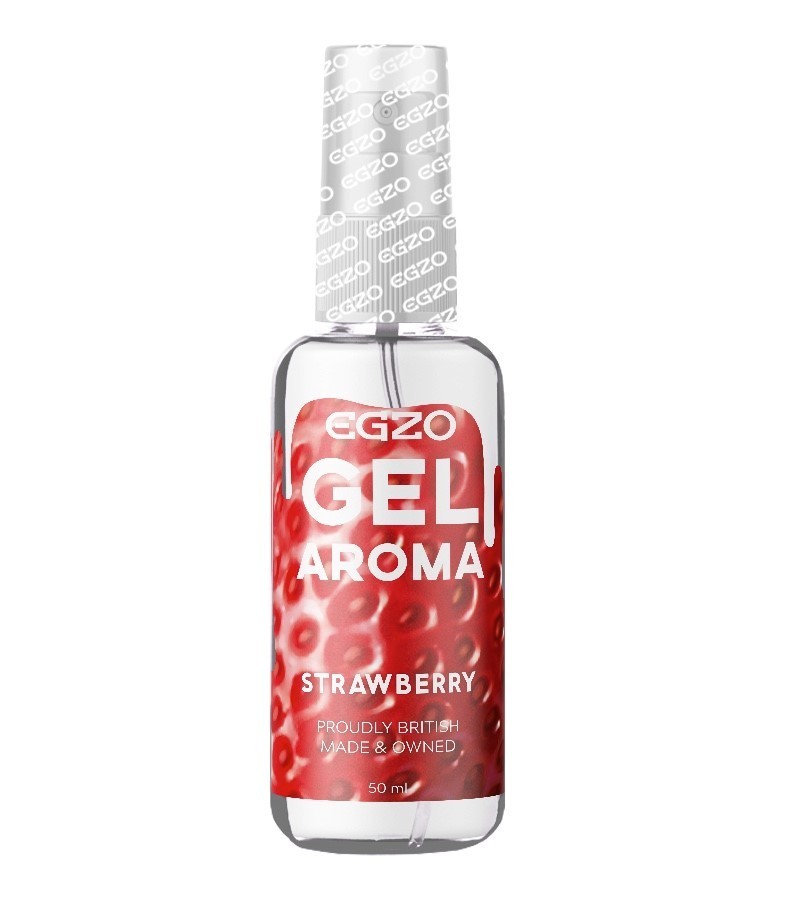 Гель увлажняющий на водной основе EGZO AROMA Strawberry 50 мл., арт. EG-AR-STR