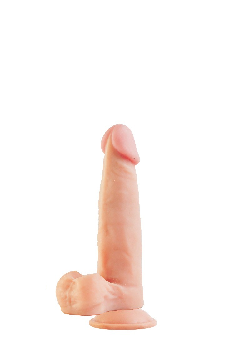 ВИБРАТОР REAL STANDART НА ПРИСОСКЕ С ПУЛЬТОМ Д/У, L 185 мм, D 45 мм арт. 021643