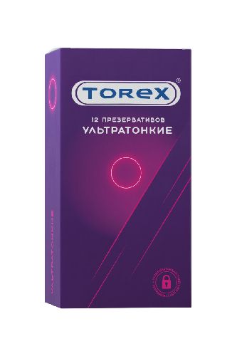 ПРЕЗЕРВАТИВЫ УЛЬТРАТОНКИЕ TOREX № 12