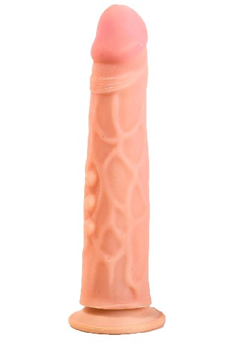 ФАЛЛОИМИТАТОР НА ПРИСОСКЕ В ЛАМИНАТЕ, L 216 мм D 45 мм арт. 810900