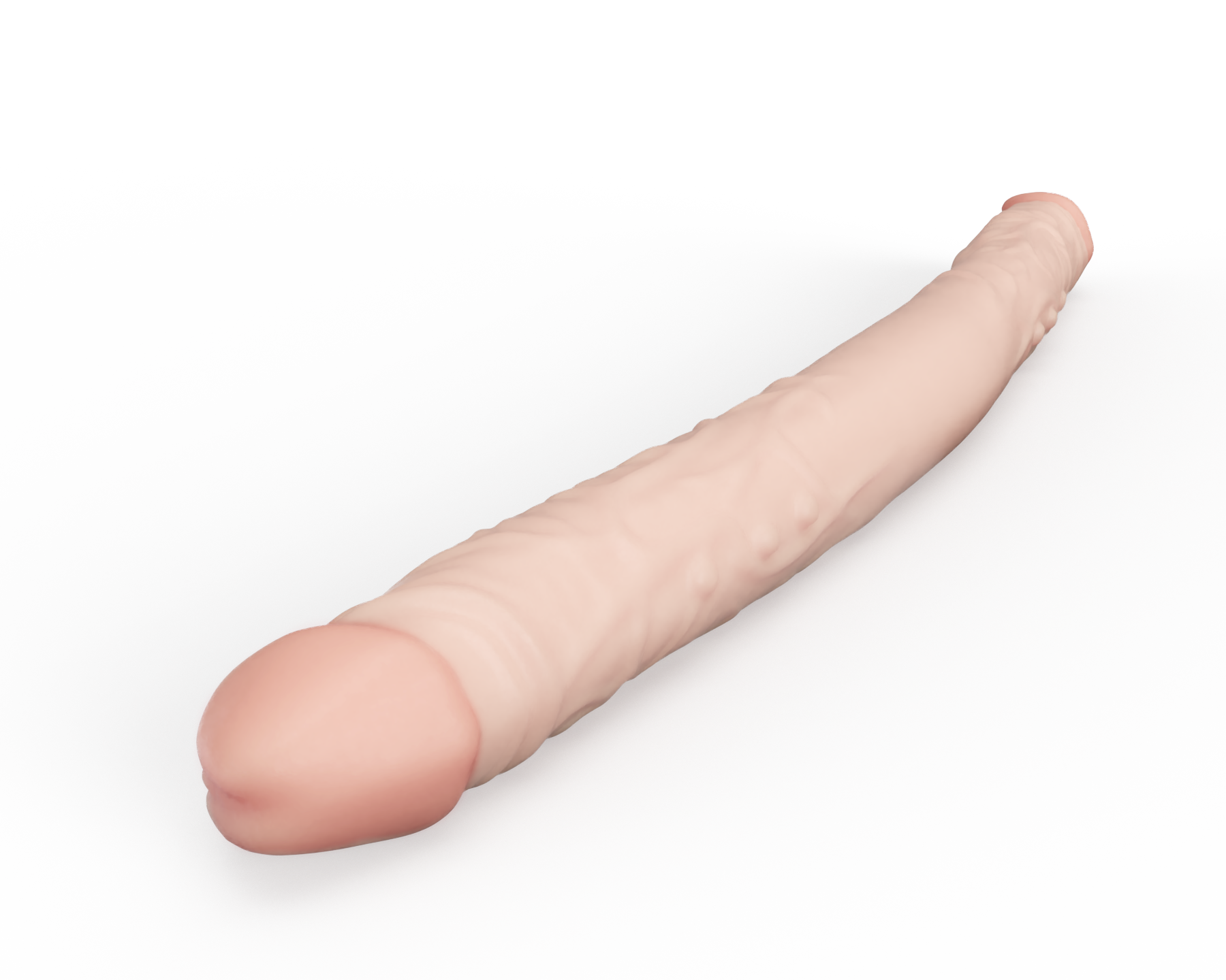 ФАЛЛОИМИТАТОР ДВУХСТОРОННИЙ  L 470 мм, D 40 мм, киберкожа арт. 050503