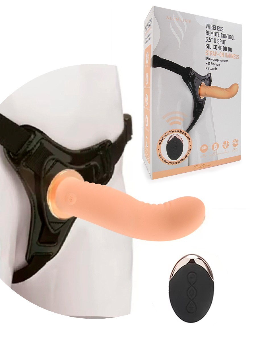 СТРАПОН С ВИБРАЦИЕЙ 10 режимов вибрации, L 140 мм D 36 мм, вес 140 г арт. MK-6802 FLS