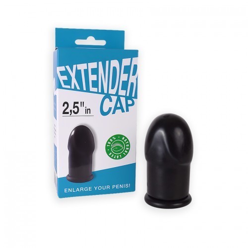 НАСАДКА-УДЛИНИТЕЛЬ ЛАТЕКСНЫЙ "СИТАБЕЛЛА" С УСИКАМИ L 2,5" (6 см) черная артикул 3230