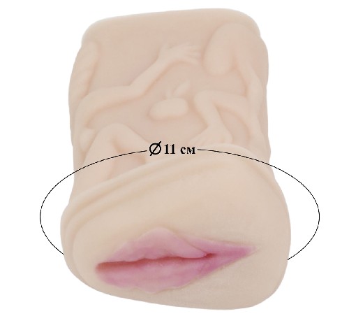 Вагина ДЕВСТВЕННИЦА 160x110 мм киберкожа арт. 652203