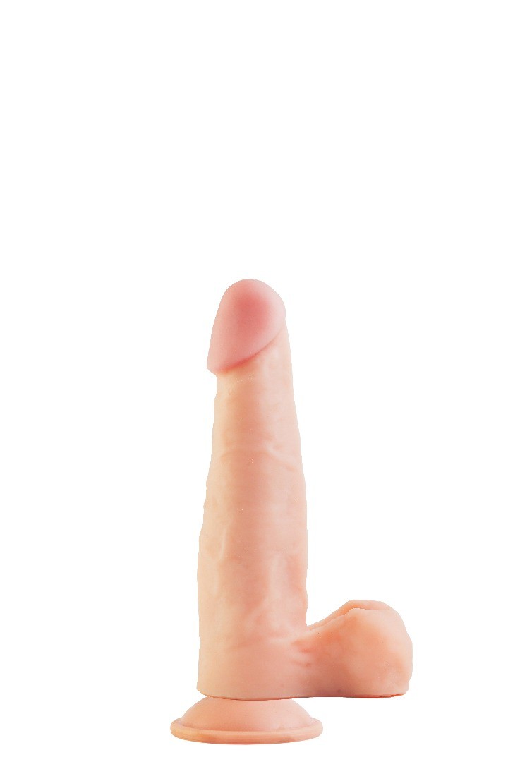 ВИБРАТОР REAL STANDART НА ПРИСОСКЕ С ПУЛЬТОМ Д/У, L 185 мм, D 45 мм арт. 021643