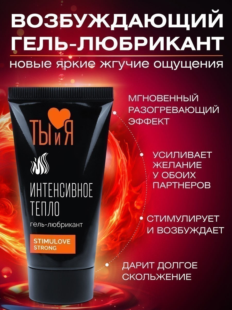 Гель-любрикант STIMULOVE STRONG туб 25 г арт. LB-70005