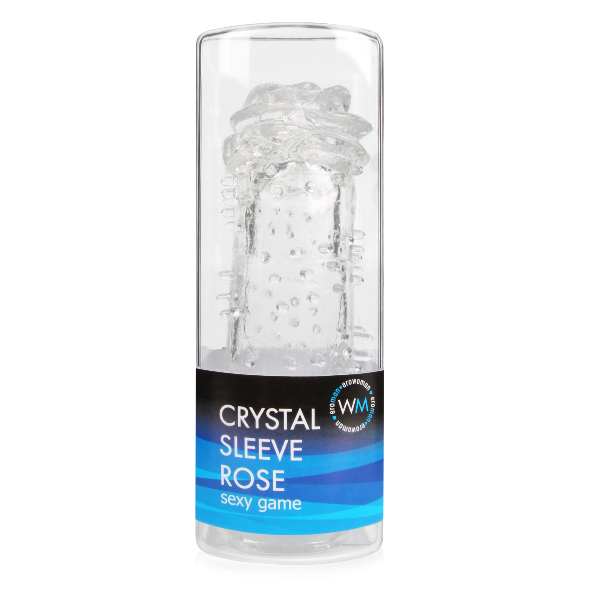 Насадка закрытая CRYSTAL SLEEVE ROSE в форме розы L - 145 мм, D - 33 мм арт. EE-10105