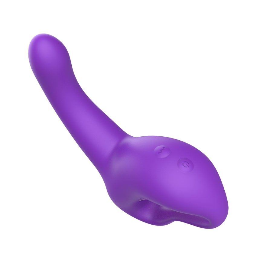 ВИБРОМАССАЖЁР 10 режимов стимуляции G-точки, L рабочей части 112 мм D 32 мм, фиолетовый арт. MY-1901
