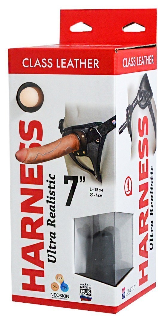 Фаллоимитатор на трусиках HARNESS, L 180 мм, D 40 мм арт. 630603