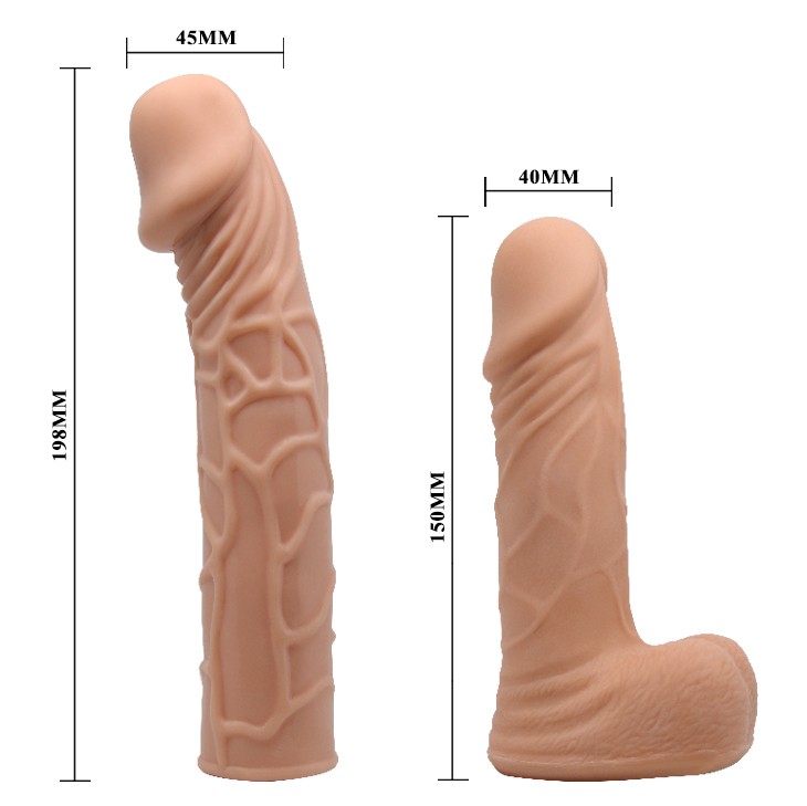 ФАЛЛОИМИТАТОР НА ТРУСИКАХ JESSICA L 198 мм D 45 мм арт. BW-022025