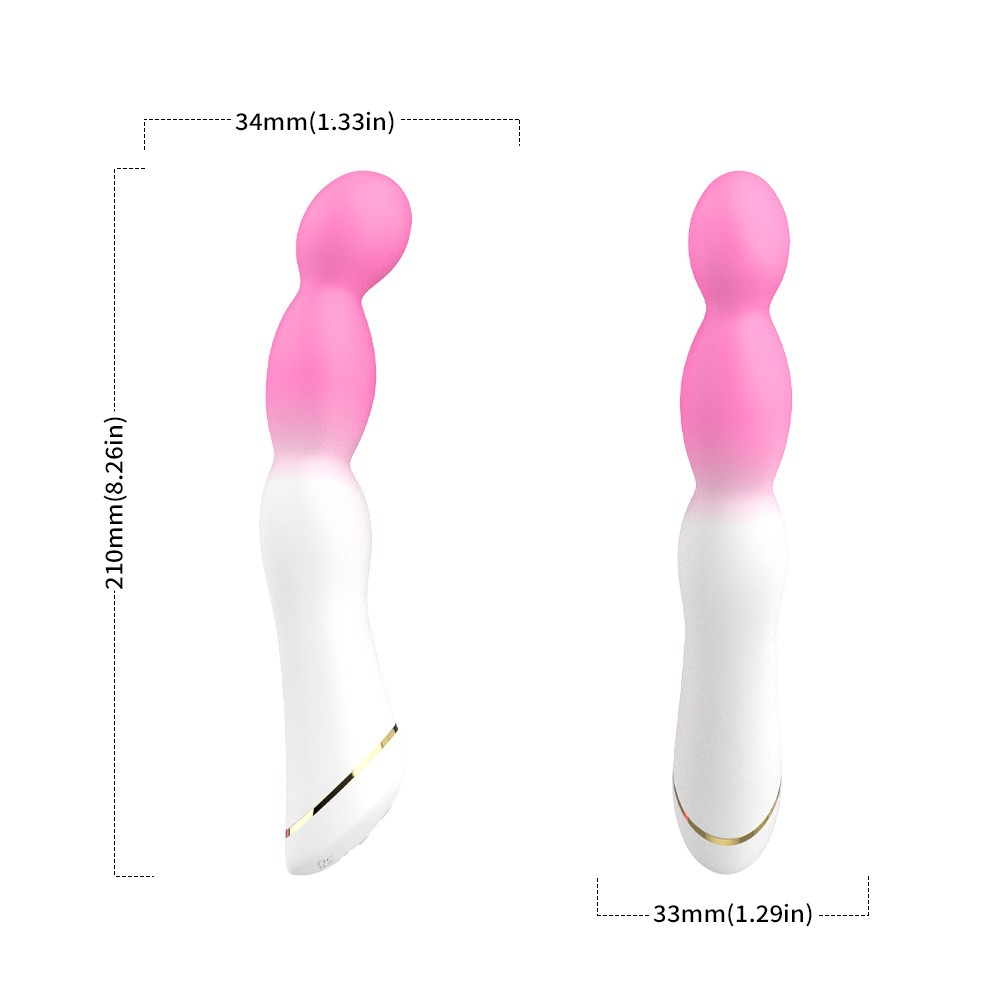 ВИБРОМАССАЖЁР L 215 мм D 33 мм, 9 режимов вибрации арт. USK-V24