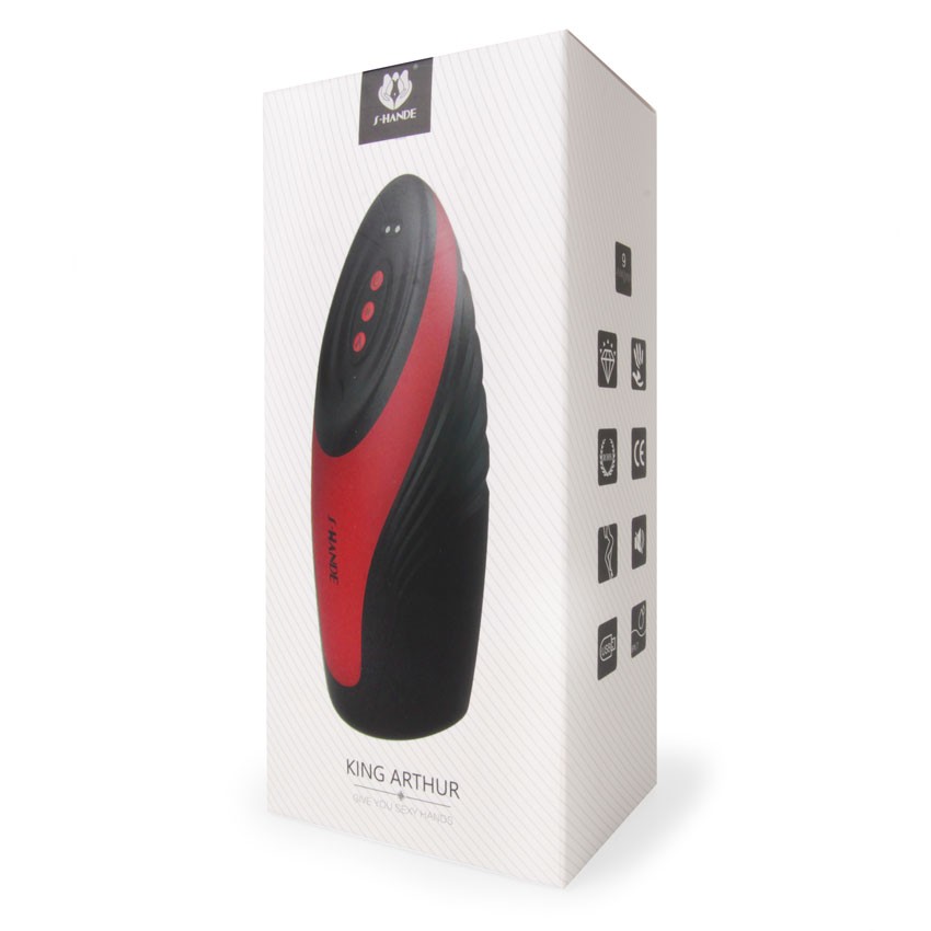 МАСТУРБАТОР С ВИБРАЦИЕЙ 9 режимов вибрации, режим вакуума, режим нагрева, L 192 мм, D 78 мм D внутренний 40 мм, вес 406 г арт. SHD-S209