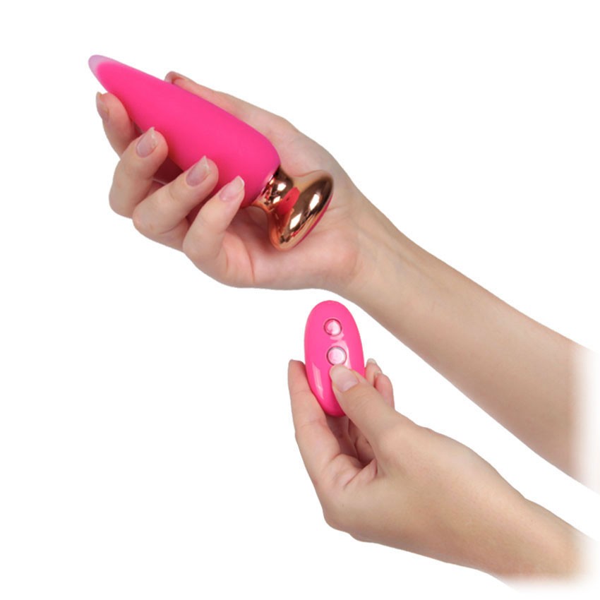 ВИБРОМАССАЖЁР L рабочей части 95 мм D 34 мм, 10 режимов вибрации, дистанционный пульт арт. MY-610